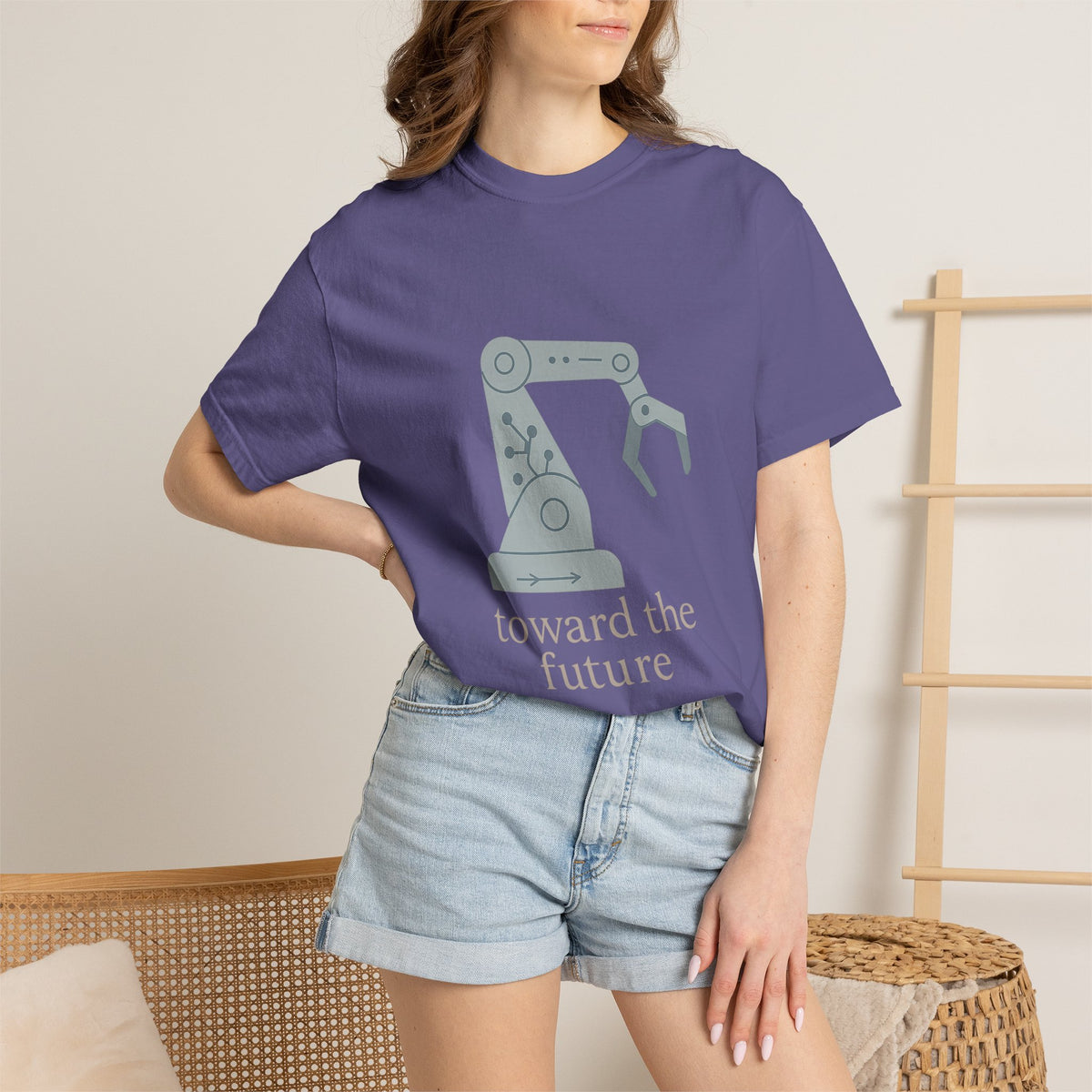 Robotics Engineer T-Shirt – Comfort Colors Garment-Dyed Tee | Minimalist Robotics Design