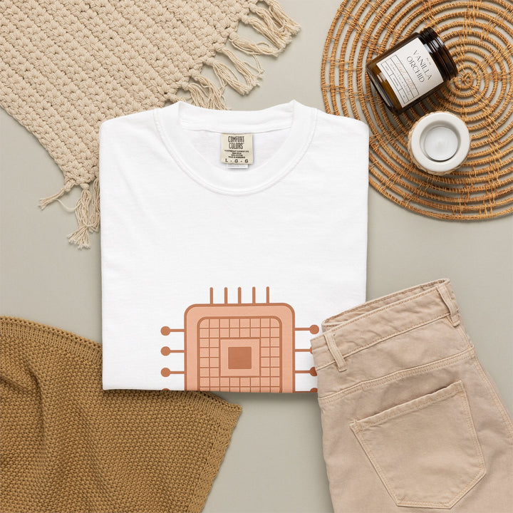 Gifts for AI engineers, data scientists and cybersecurity pros, a minimalist AI engineer tee from LM Apparel