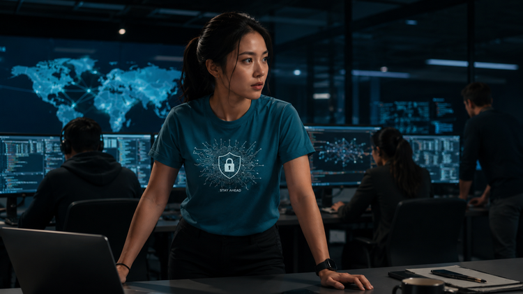 Cybersecurity career path apparel | LM Apparel