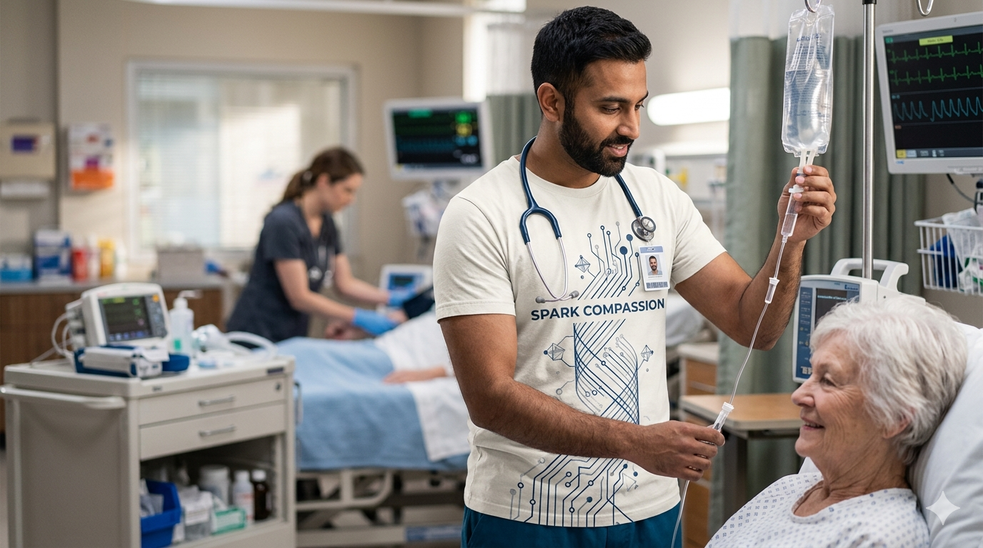 Nurse career path apparel | LM Apparel