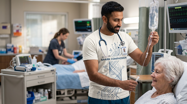 Nurse career path apparel | LM Apparel