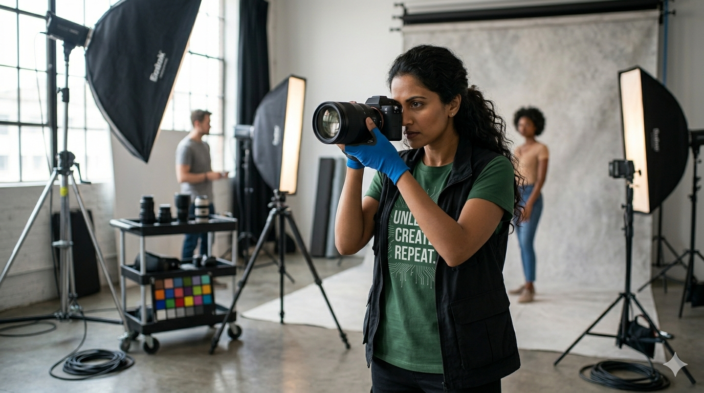 Photographer career path apparel | LM Apparel