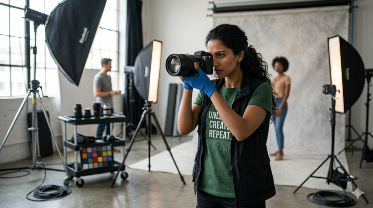 Photographer career path apparel | LM Apparel