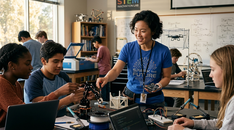 STEM Teacher career path apparel | LM Apparel