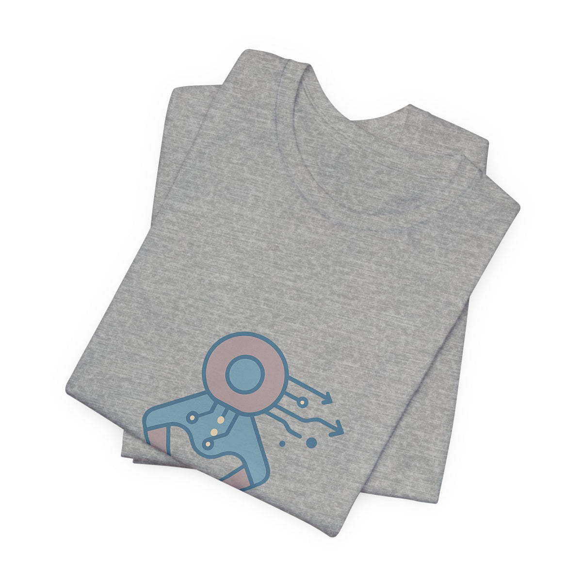 Robotics Engineer T-Shirt – Bella Canvas Jersey Tee | Minimalist Robotics Design