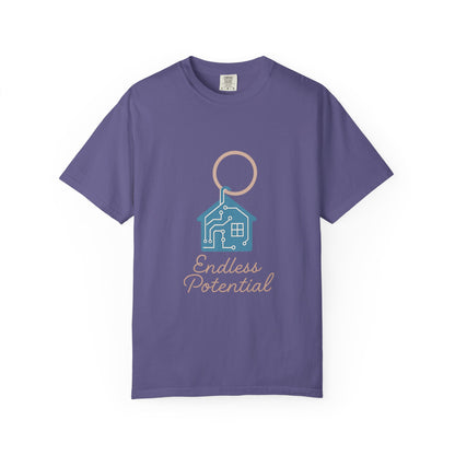 Real Estate Agent T-Shirt – Comfort Colors Garment-Dyed Tee | Minimalist Aesthetic, Professional Mood