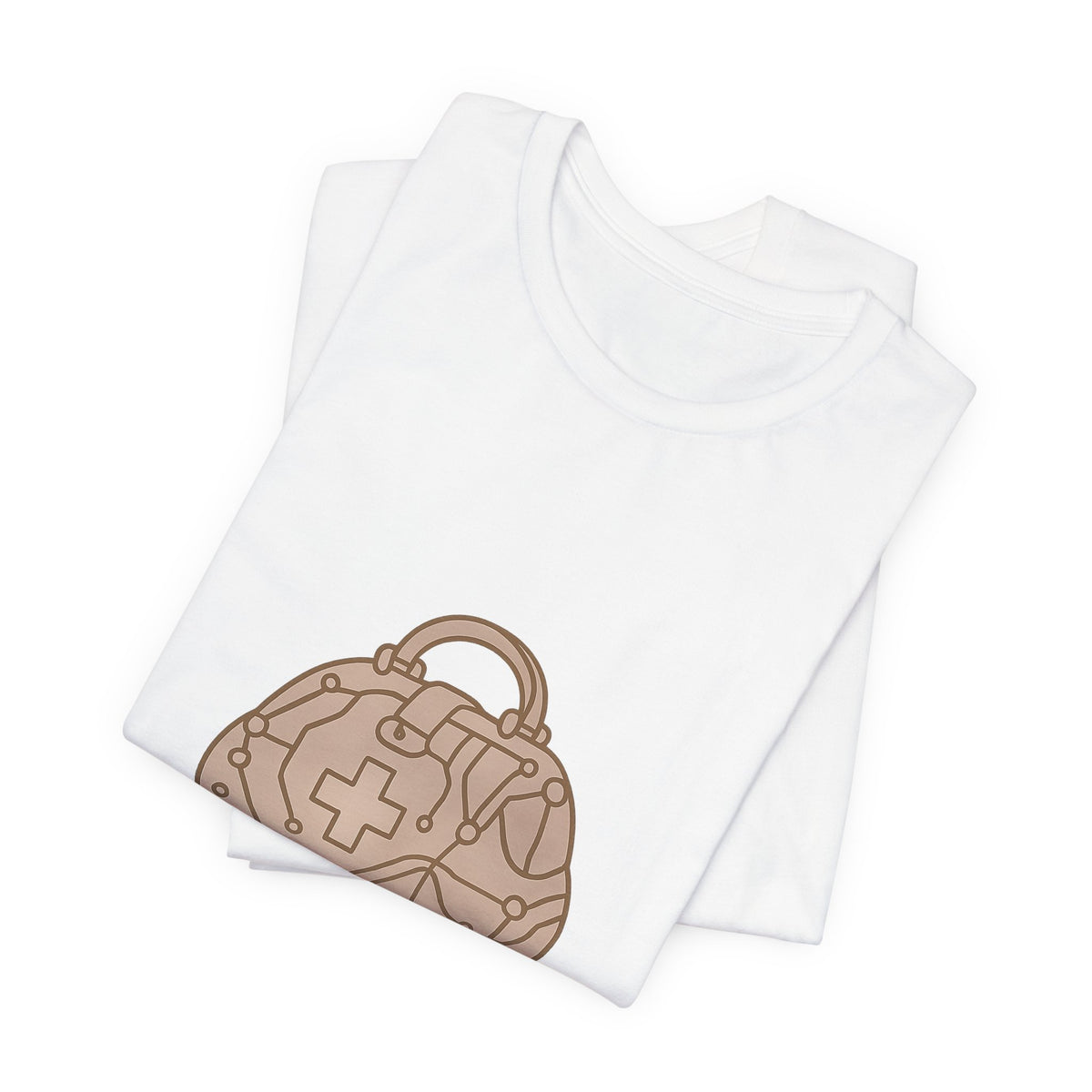Nurse T-Shirt – Bella Canvas Jersey Tee | Minimalist Nurse Graphic
