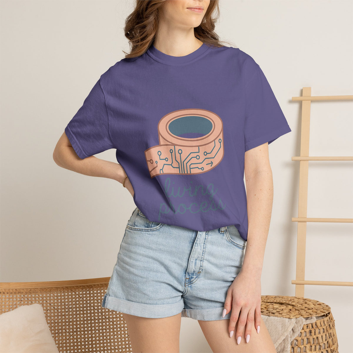 Lab Technician T-Shirt – Comfort Colors Garment-Dyed Tee | Minimalist Science Aesthetic