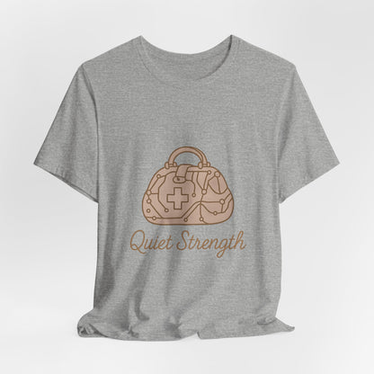 Nurse T-Shirt – Bella Canvas Jersey Tee | Minimalist Nurse Graphic