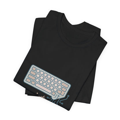 Software Developer T-Shirt – Bella Canvas Jersey Tee | Minimalist Coding Love