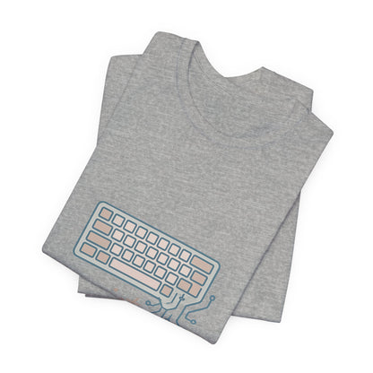 Software Developer T-Shirt – Bella Canvas Jersey Tee | Minimalist Coding Love