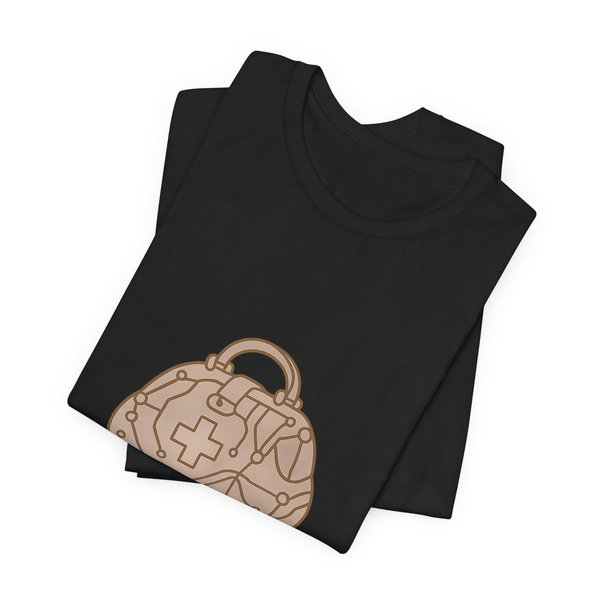 Nurse T-Shirt – Bella Canvas Jersey Tee | Minimalist Nurse Graphic