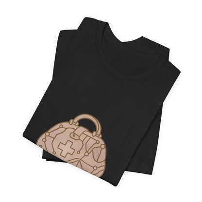 Nurse T-Shirt – Bella Canvas Jersey Tee | Minimalist Nurse Graphic