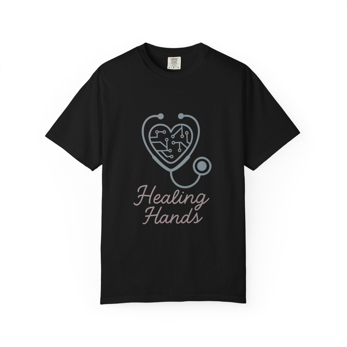 Nurse Unisex Garment-Dyed T-Shirt – Comfort Colors Garment-Dyed Tee | Caring Hero Aesthetic