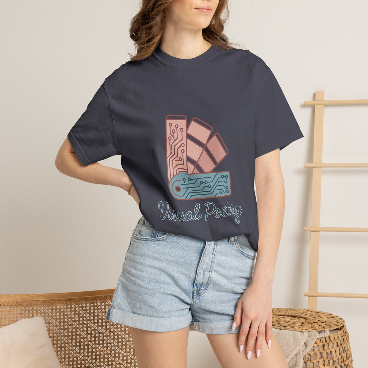Graphic Designer T-Shirt – Comfort Colors Garment-Dyed Tee | Minimalist Chic Design