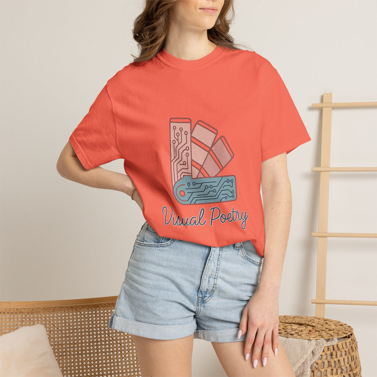 Graphic Designer T-Shirt – Comfort Colors Garment-Dyed Tee | Minimalist Chic Design