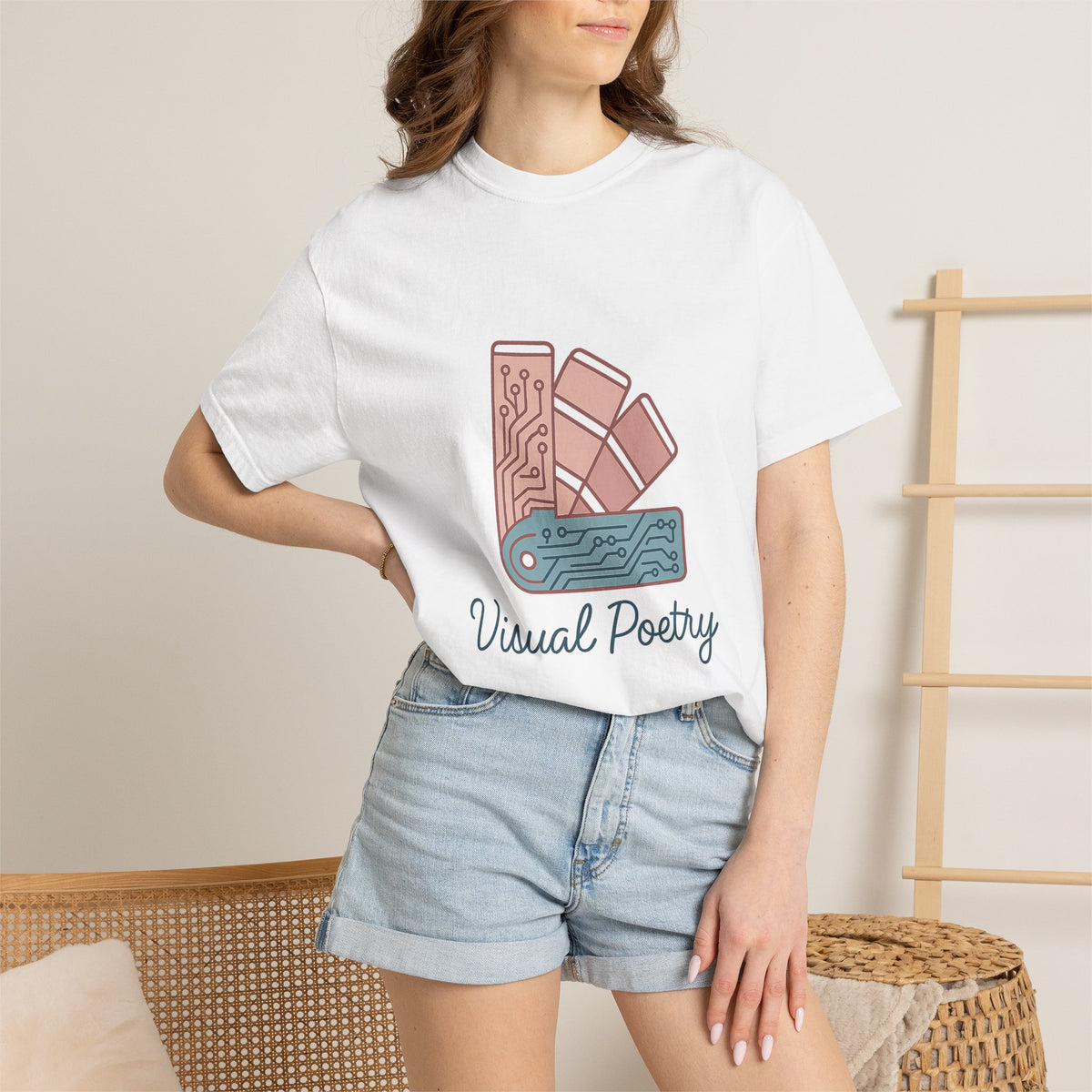 Graphic Designer T-Shirt – Comfort Colors Garment-Dyed Tee | Minimalist Chic Design