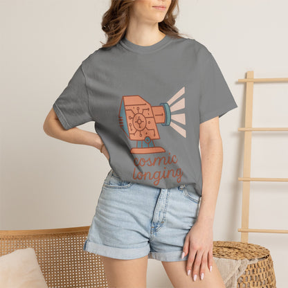 Astronomer T-Shirt – Comfort Colors Garment-Dyed Tee | Minimalist Cosmic Aesthetic