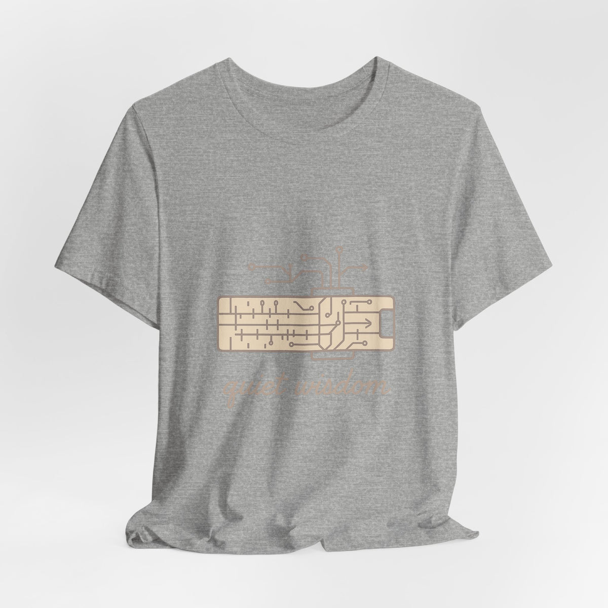 Tutor T-Shirt – Bella Canvas Jersey Tee | Minimalist Design, Positive Vibes