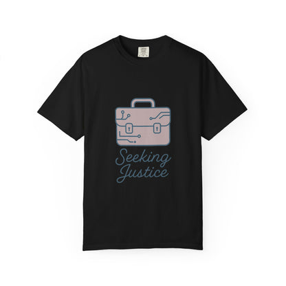 Law Student Unisex T-Shirt – Comfort Colors Garment-Dyed Tee | Minimalist Empowering Design