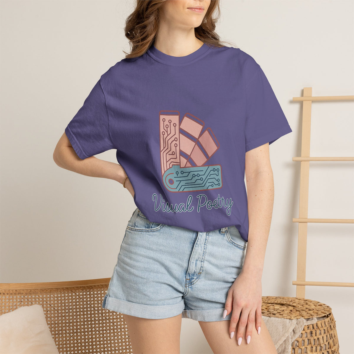 Graphic Designer T-Shirt – Comfort Colors Garment-Dyed Tee | Minimalist Chic Design