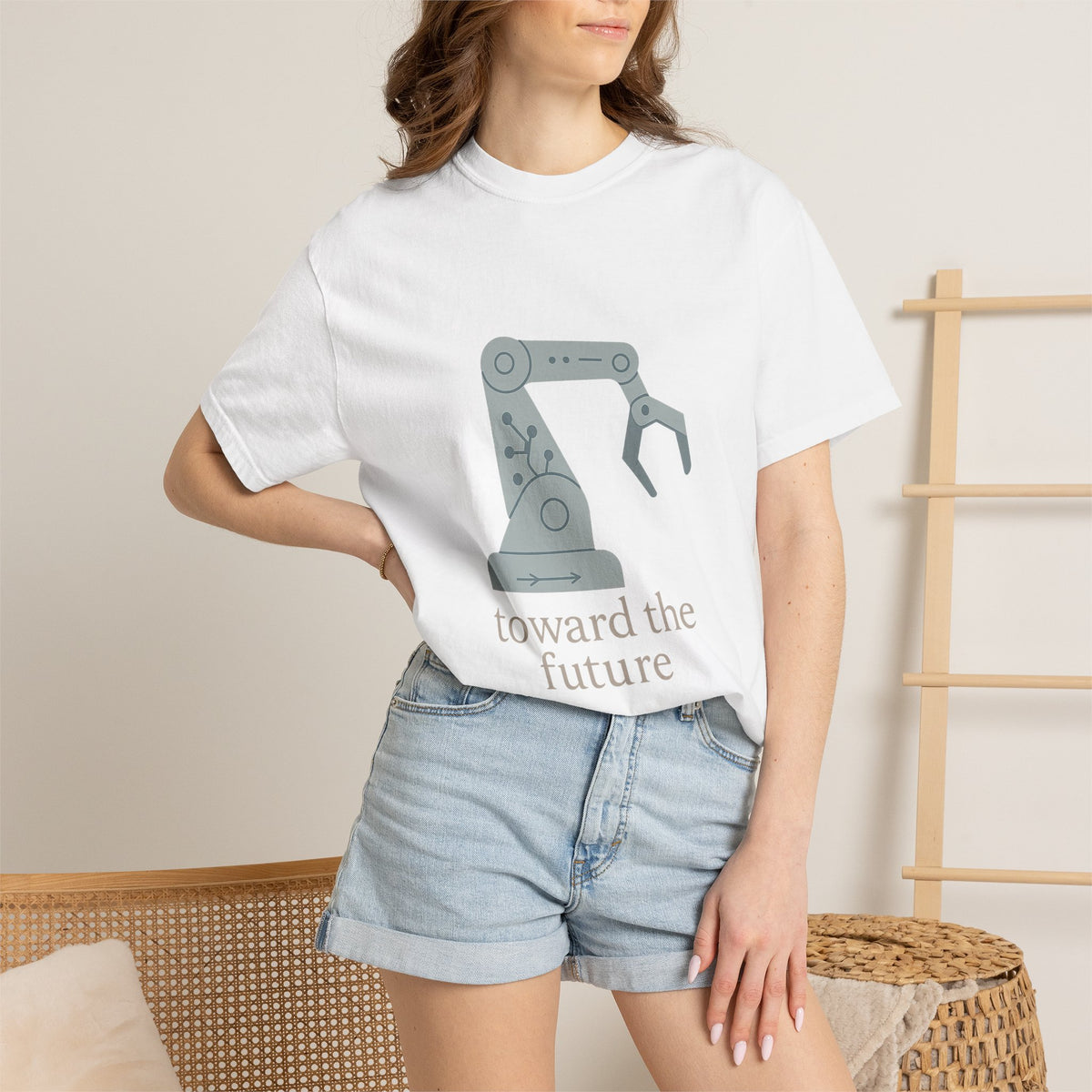 Robotics Engineer T-Shirt – Comfort Colors Garment-Dyed Tee | Minimalist Robotics Design