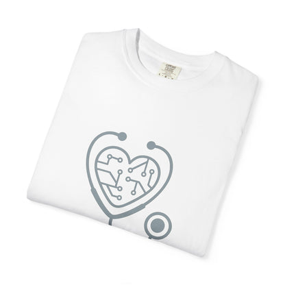 Nurse Unisex Garment-Dyed T-Shirt – Comfort Colors Garment-Dyed Tee | Caring Hero Aesthetic