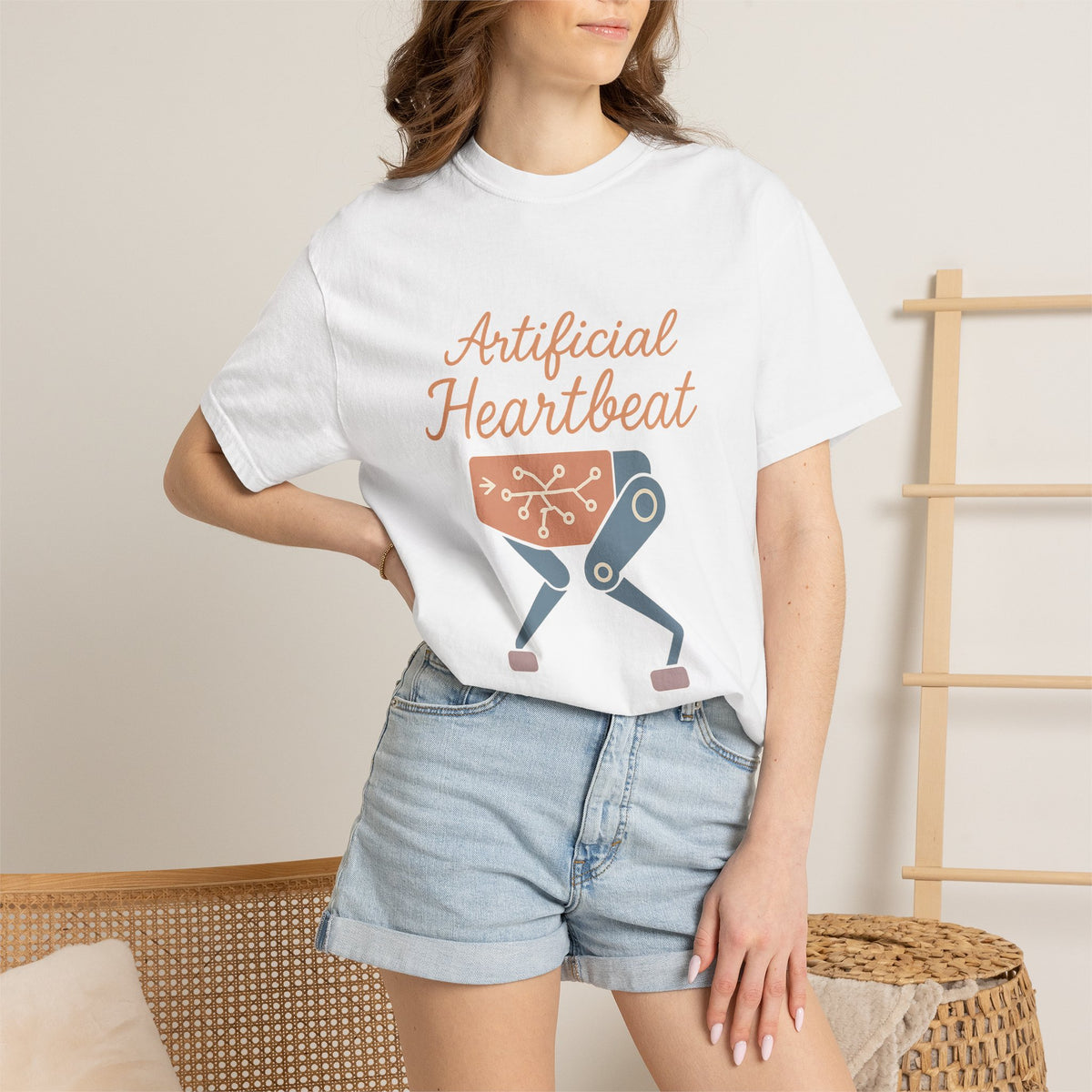 Robotics Engineer T-Shirt – Comfort Colors Garment-Dyed Tee | Minimalist Quirky Design