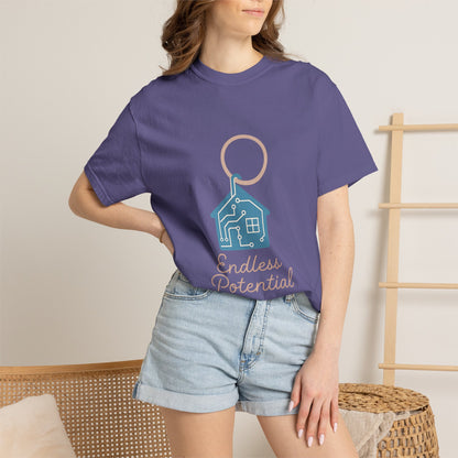 Real Estate Agent T-Shirt – Comfort Colors Garment-Dyed Tee | Minimalist Aesthetic, Professional Mood