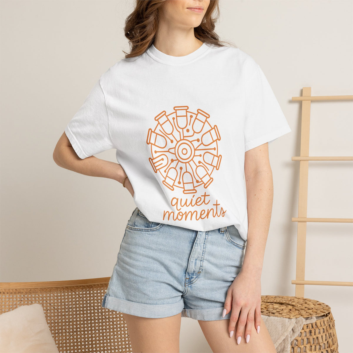 Researcher T-Shirt – Comfort Colors Garment-Dyed Tee | Minimalist Design with Positivity