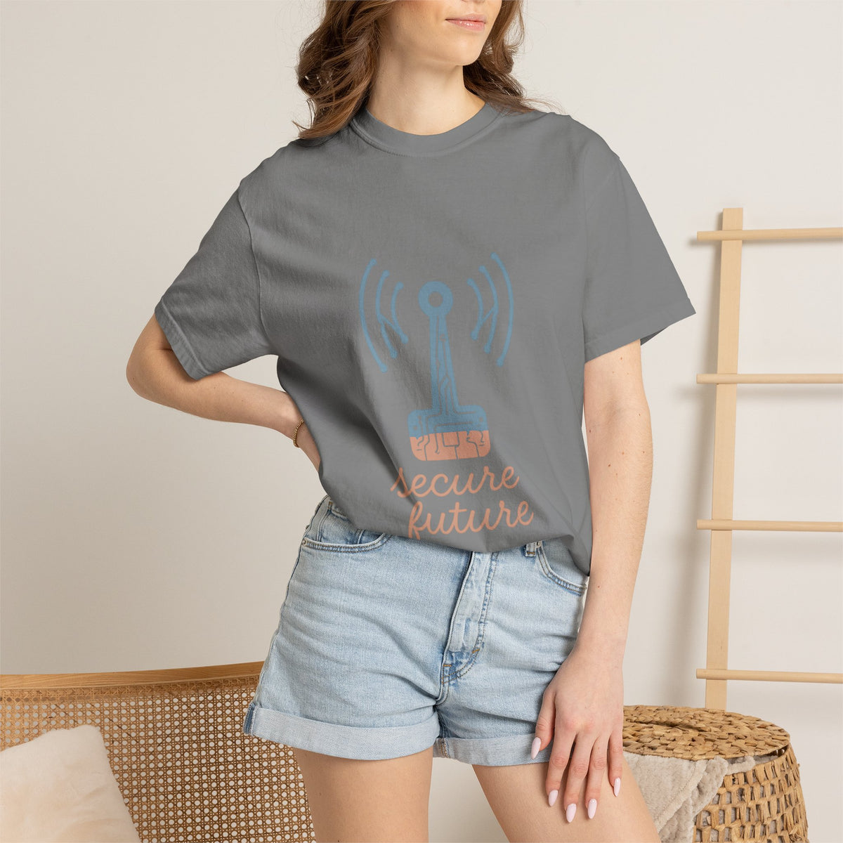 Cybersecurity T-Shirt – Comfort Colors Garment-Dyed Tee | Minimalist Nerdy Aesthetic