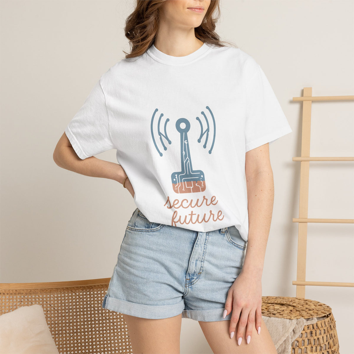 Cybersecurity T-Shirt – Comfort Colors Garment-Dyed Tee | Minimalist Nerdy Aesthetic