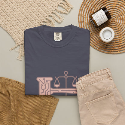Law Student T-Shirt – Comfort Colors Garment-Dyed Tee | Minimalist Aesthetic Motivation