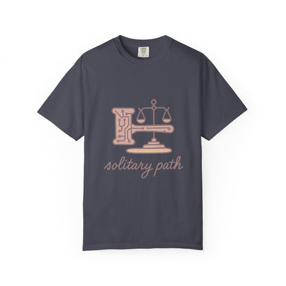 Law Student T-Shirt – Comfort Colors Garment-Dyed Tee | Minimalist Aesthetic Motivation