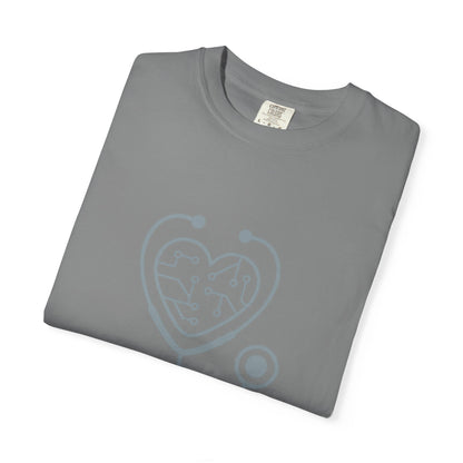 Nurse Unisex Garment-Dyed T-Shirt – Comfort Colors Garment-Dyed Tee | Caring Hero Aesthetic