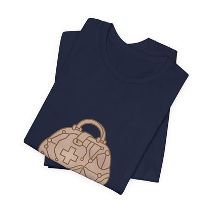 Nurse T-Shirt – Bella Canvas Jersey Tee | Minimalist Nurse Graphic