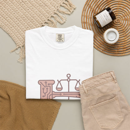 Law Student T-Shirt – Comfort Colors Garment-Dyed Tee | Minimalist Aesthetic Motivation
