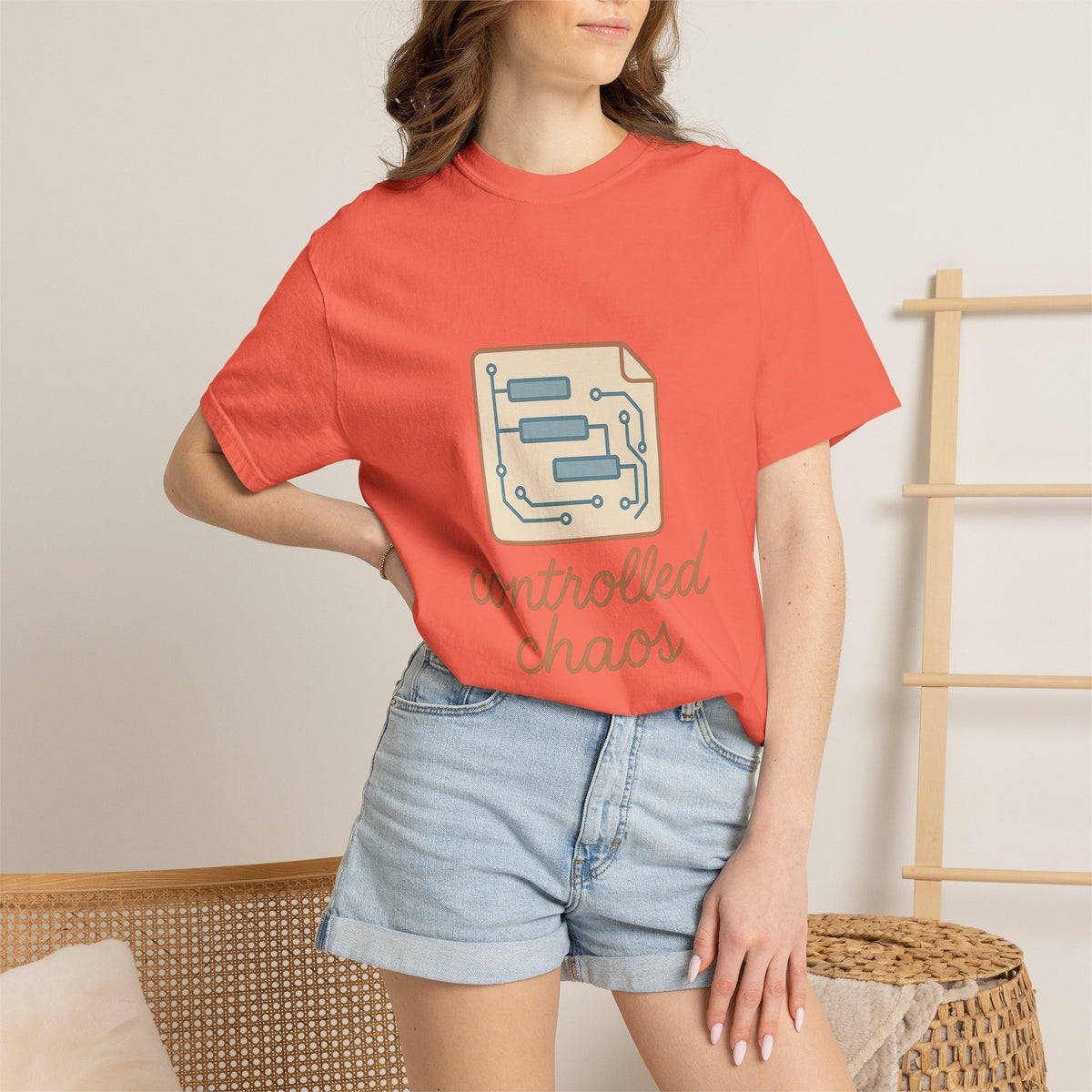 Project Manager T-Shirt – Comfort Colors Garment-Dyed Tee | Empowering Minimalist Design