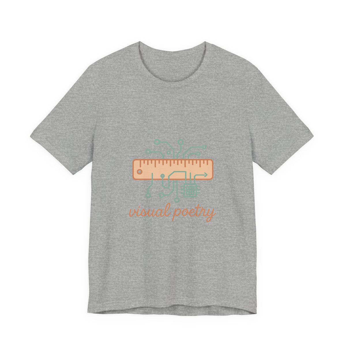 Graphic Designer T-Shirt – Bella Canvas Jersey Tee | Minimalist Aesthetic for Creatives