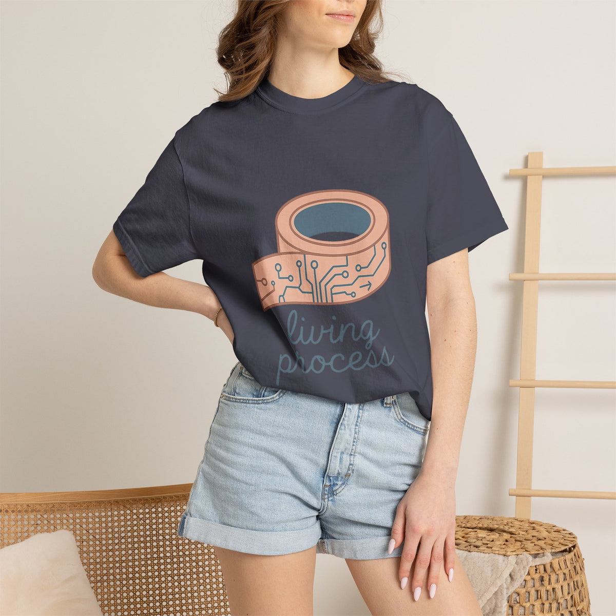 Lab Technician T-Shirt – Comfort Colors Garment-Dyed Tee | Minimalist Science Aesthetic