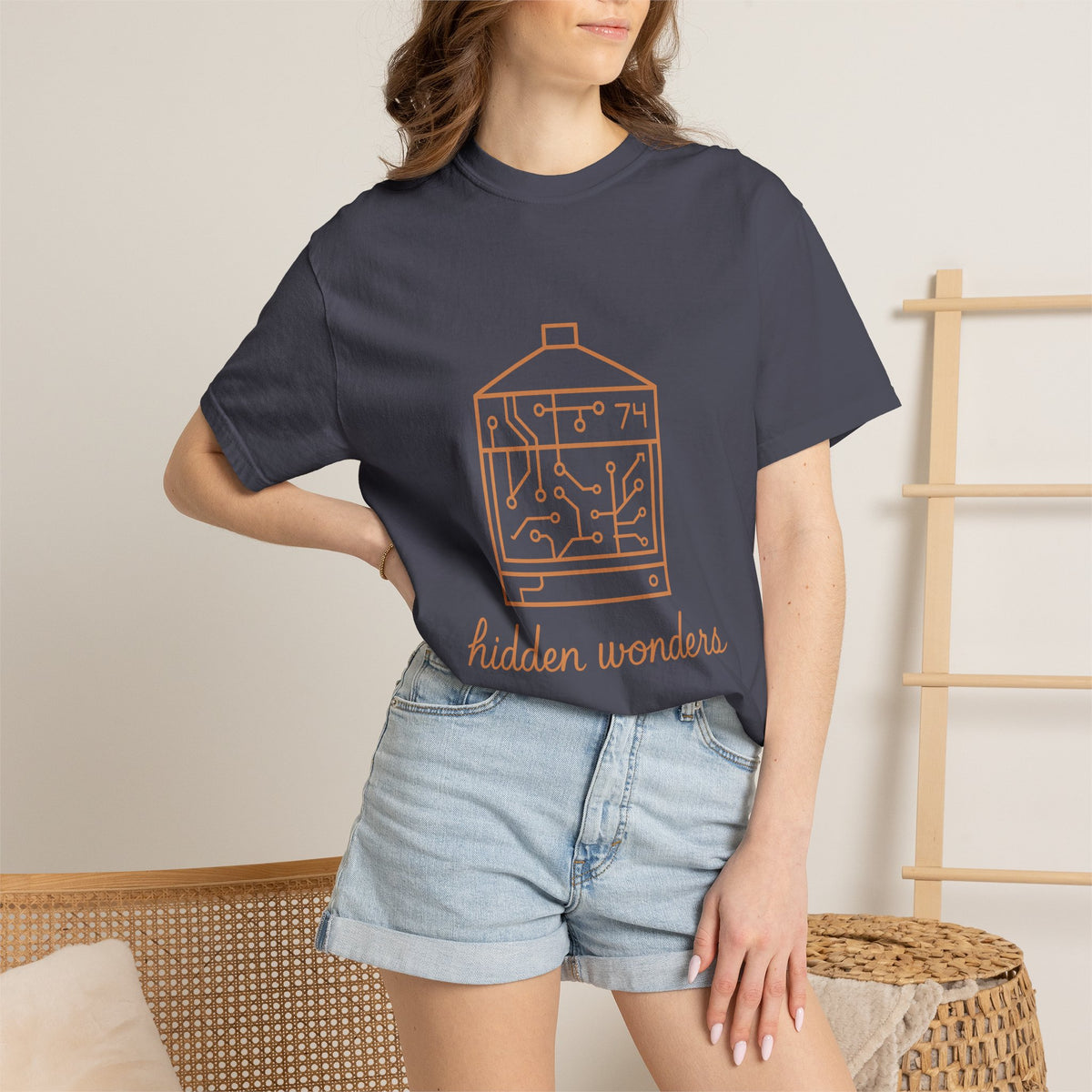 Science Teacher T-Shirt – Comfort Colors Garment-Dyed Tee | Minimalist Science Aesthetic