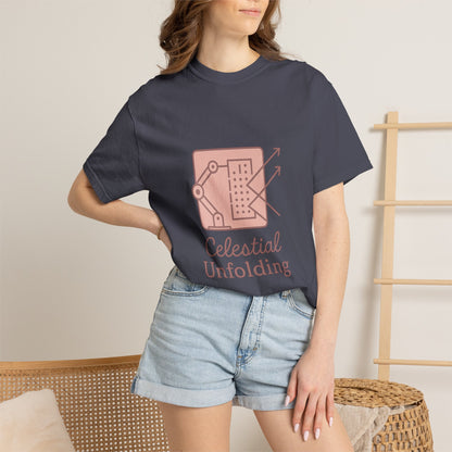 Astronomer T-Shirt – Comfort Colors Garment-Dyed Tee | Celestial Geometry Awaits