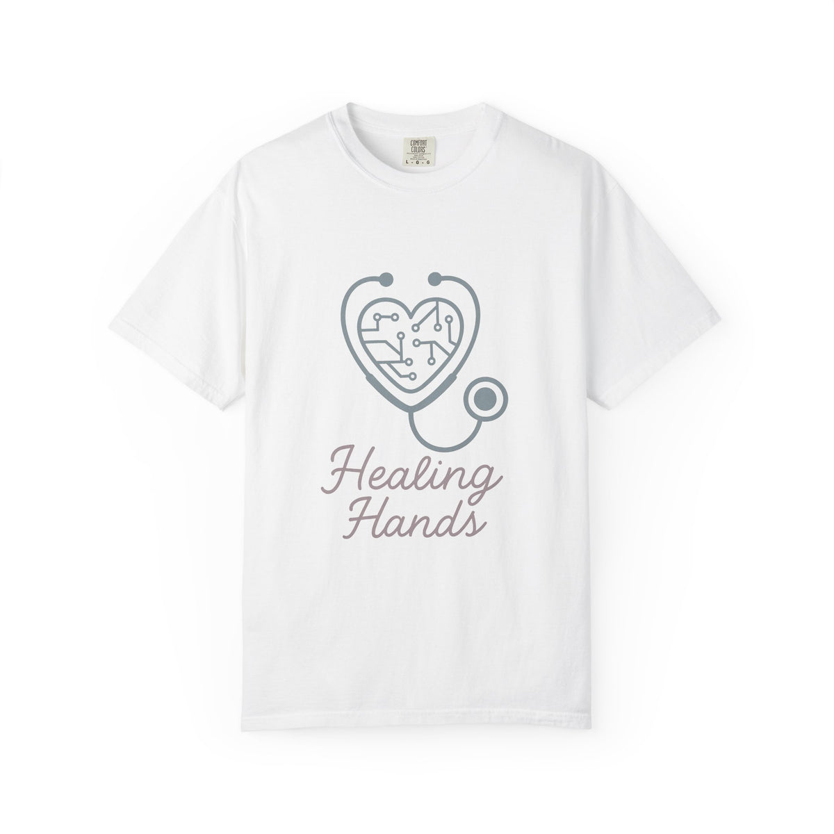 Nurse Unisex Garment-Dyed T-Shirt – Comfort Colors Garment-Dyed Tee | Caring Hero Aesthetic