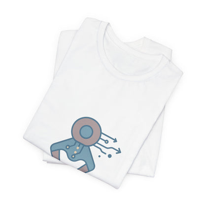 Robotics Engineer T-Shirt – Bella Canvas Jersey Tee | Minimalist Robotics Design