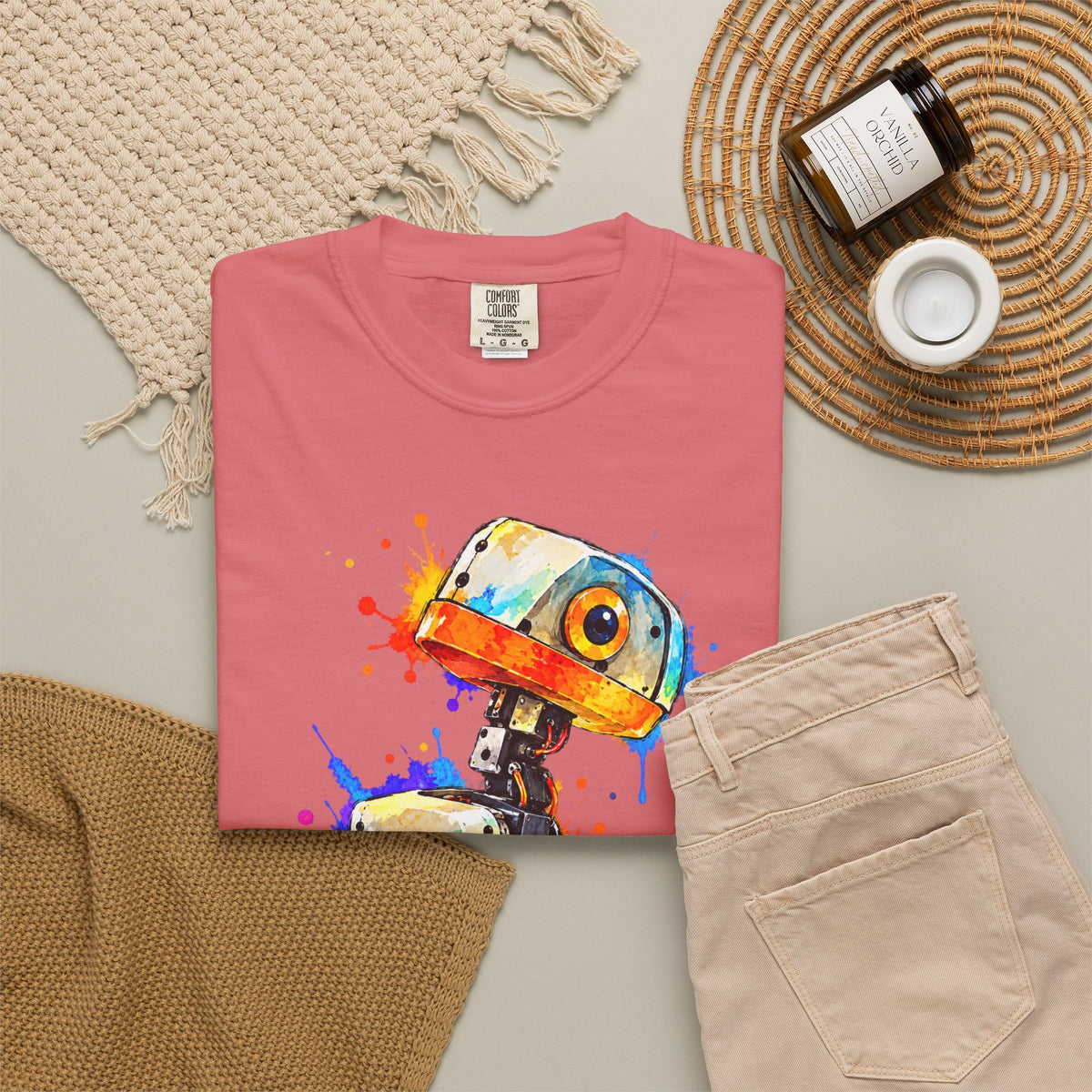Microduck Robot Splash Art T-Shirt