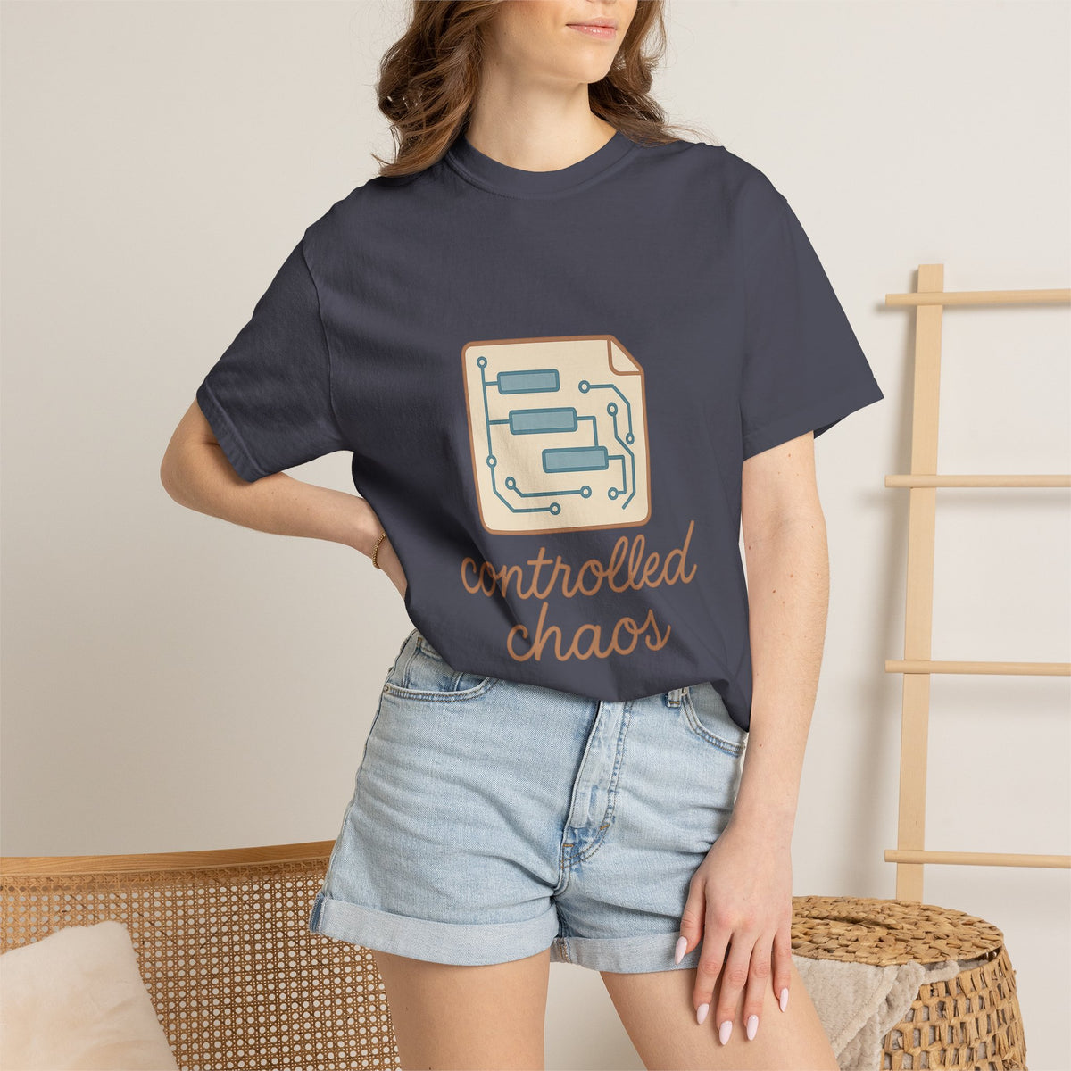 Project Manager T-Shirt – Comfort Colors Garment-Dyed Tee | Empowering Minimalist Design