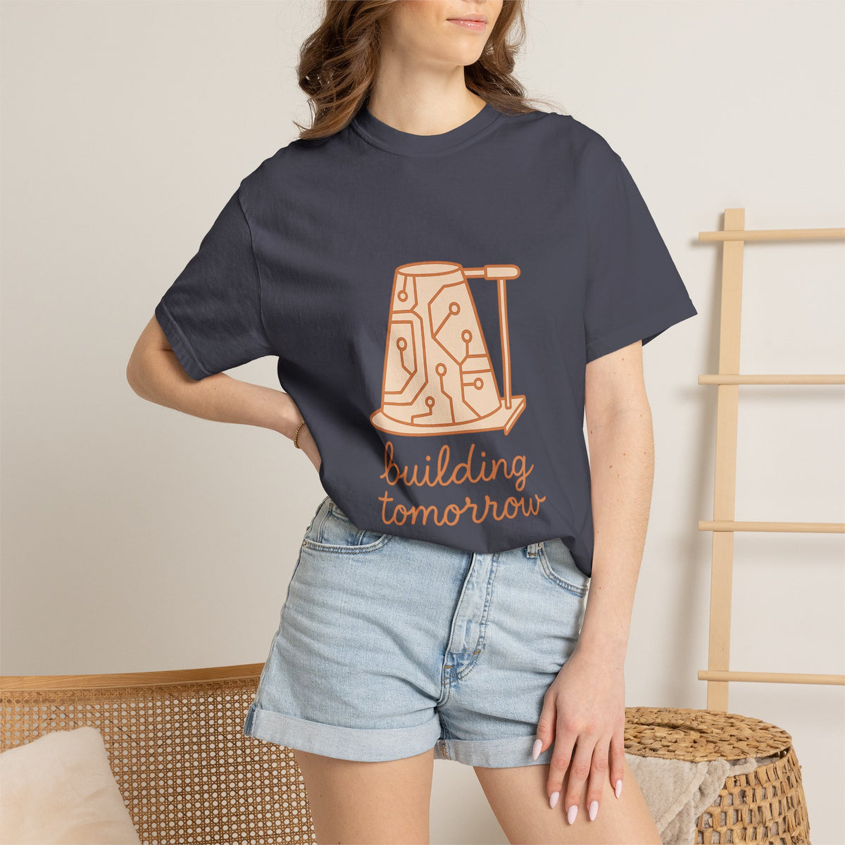 Civil Engineer Unisex T-Shirt – Comfort Colors Garment-Dyed Tee | Minimalist Aesthetic Design