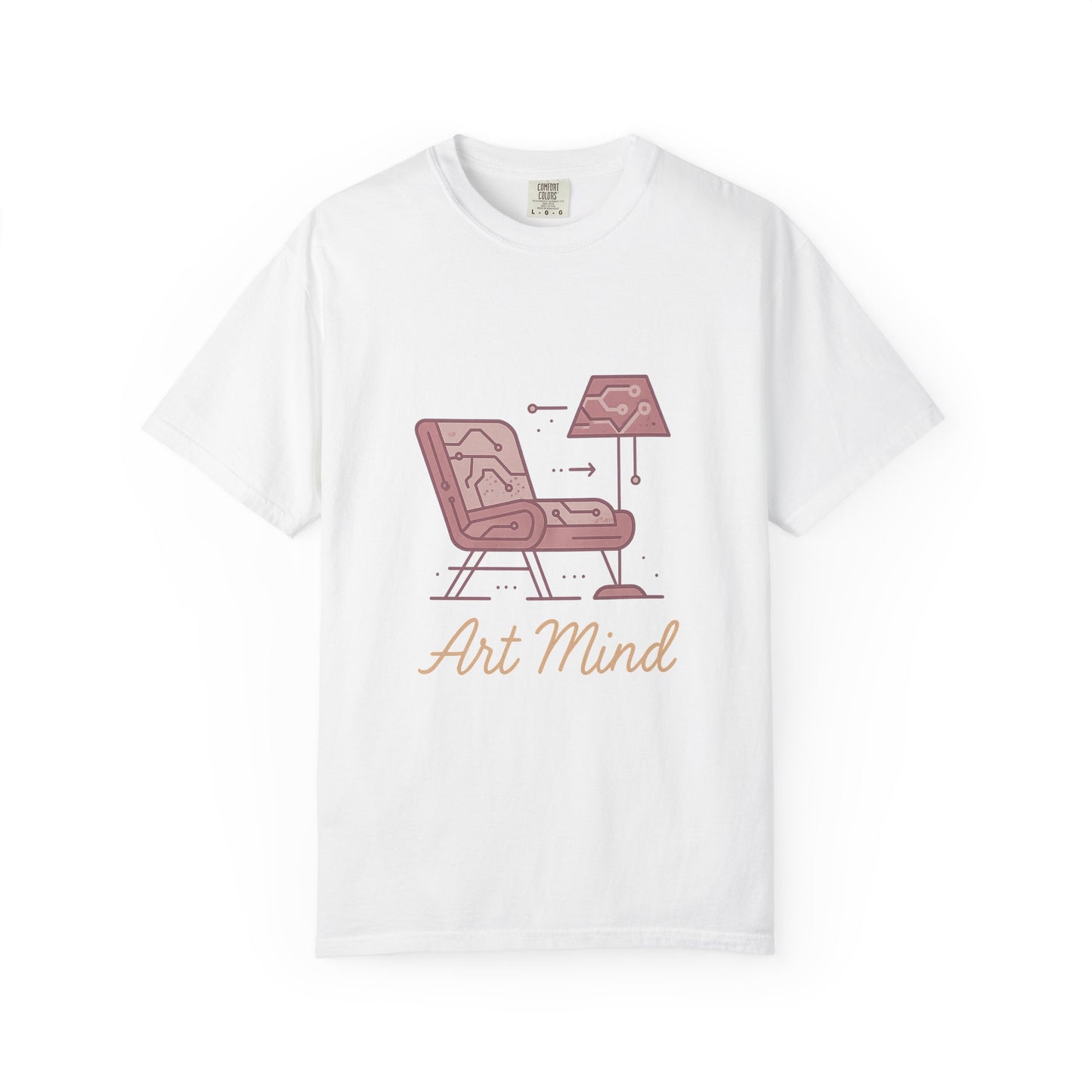 Interior Designer T-Shirt – Vintage-Wash Comfort Garment-Dyed Tee | LM Apparel – product photo 2
