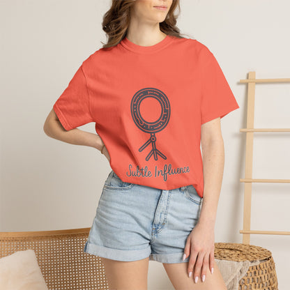 Influencer Unisex Garment-Dyed T-Shirt – Comfort Colors Garment-Dyed Tee | Minimalist Aesthetic Vibes