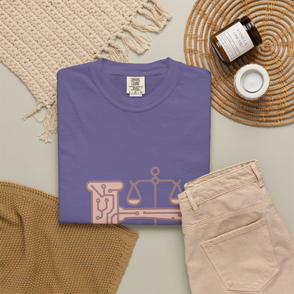 Law Student T-Shirt – Comfort Colors Garment-Dyed Tee | Minimalist Aesthetic Motivation